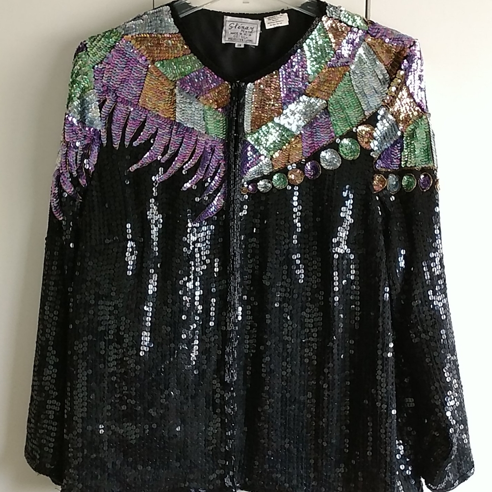Sequin sweater